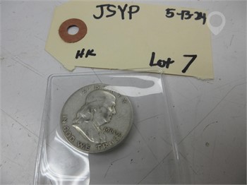HALF DOLLAR 1960 FRANKLIN HALF DOLLAR Used Silver Bullion Coins / Currency upcoming auctions