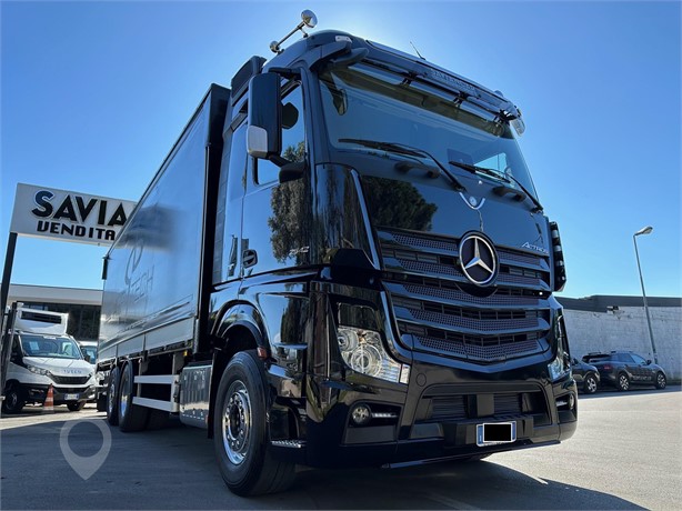 2017 MERCEDES-BENZ ACTROS 2542 Used Curtain Side Trucks for sale