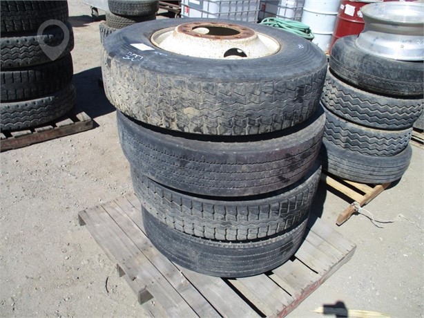 TIRES & RIMS 11R 24.5 Used Tyres Truck / Trailer Components auction results
