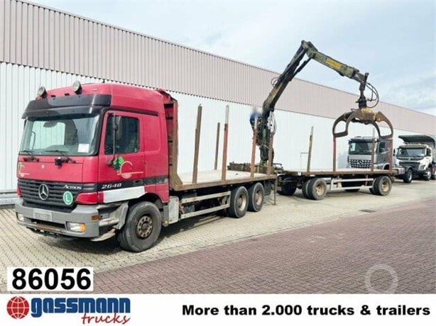 2000 MERCEDES-BENZ ACTROS 2648 Used Timber Trucks for sale
