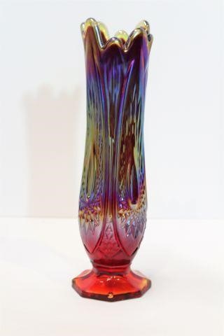 Featured image of post Purple Carnival Glass Vase : Northwood carnival glass amethyst purple basketweave candy dish.