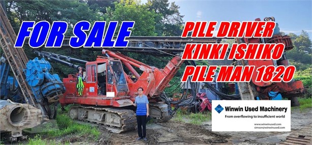 1990 KINKI ISHIKO 1820 Used Pile Driving Cranes for sale