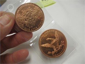 PURE COPPER ROUNDS BIRTHDAY AND CHRISTMAS New Other U.S. Coins Coins / Currency upcoming auctions
