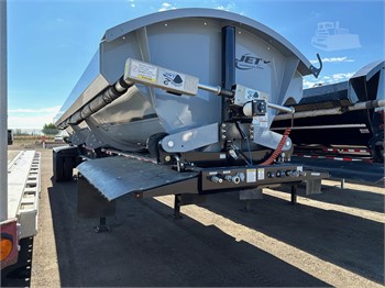 2025 JET LATE MODEL LIKE NEW JET SIDE DUMP, AIR RIDE, 40', Used Side Dump Trailers for hire