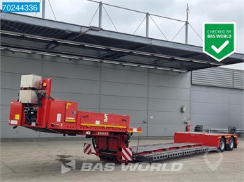 2019 MEUSBURGER 2 AXLES EXTENDABLE 450CM LENKACHSE Used Low Loader Trailers for sale