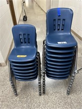 13-BLUE CHAIRS Used Chairs / Stools Furniture upcoming auctions