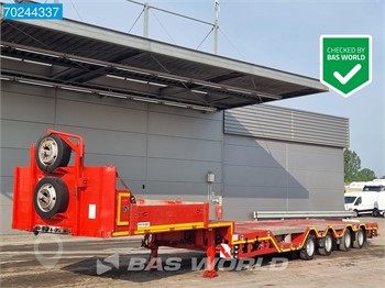 2015 MEUSBURGER MTS-4 4 AXLES EXTENDABLE 2XLENK + 2XLIFTACHSE Used Low Loader Trailers for sale
