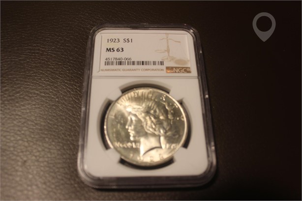 1923 PEACE SILVER DOLLAR NGC MS 63 New Dollars U.S. Coins Coins / Currency auction results