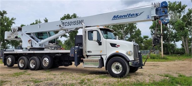 2019 MANITEX TC50155HL Used Mounted Boom Truck Cranes for hire