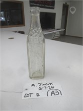 ANKLE DEEP GLASS POP BOTTLE Used Other Decorative upcoming auctions