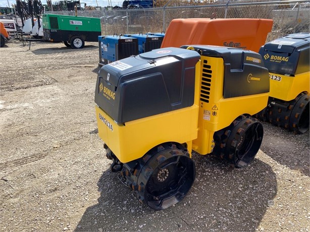 Rent Bomag Walk Behind Remote-Controlled Trench Roller Compactor