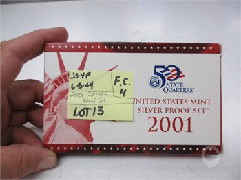 US SILVER PROOF SET 2001 New Sets U.S. Coins Coins / Currency upcoming auctions