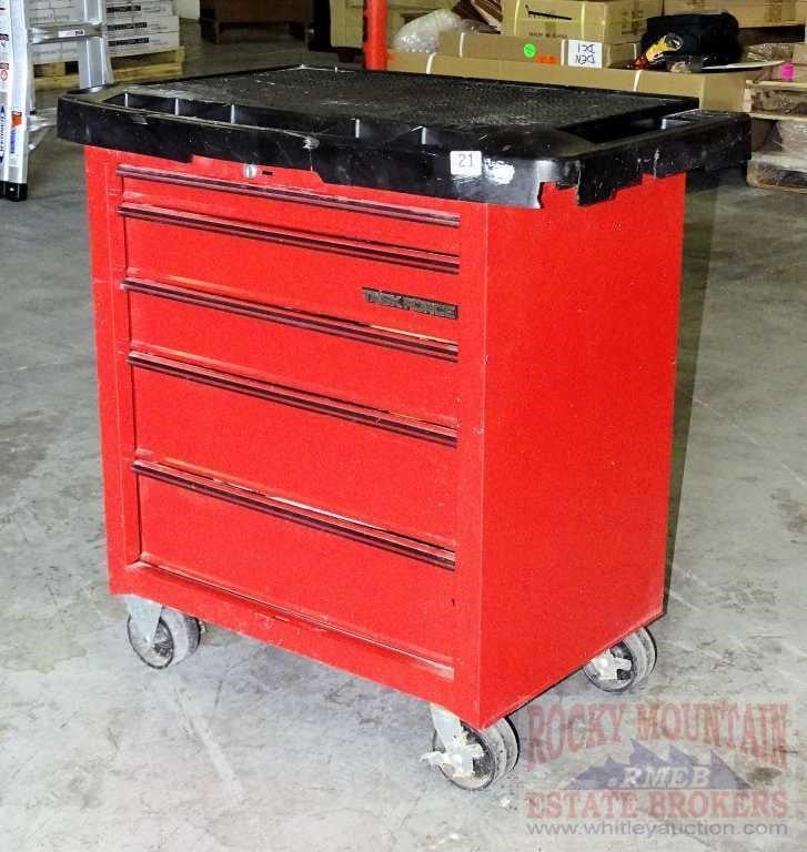 Task Force 5 Drawer Rolling Tool Box. Auctioneers Who Know Auctions