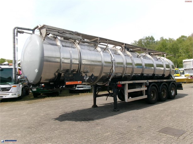 2002 CLAYTON CHEMICAL TANK INOX 30 M3 / 1 COMP Used Chemical Tanker Trailers for sale
