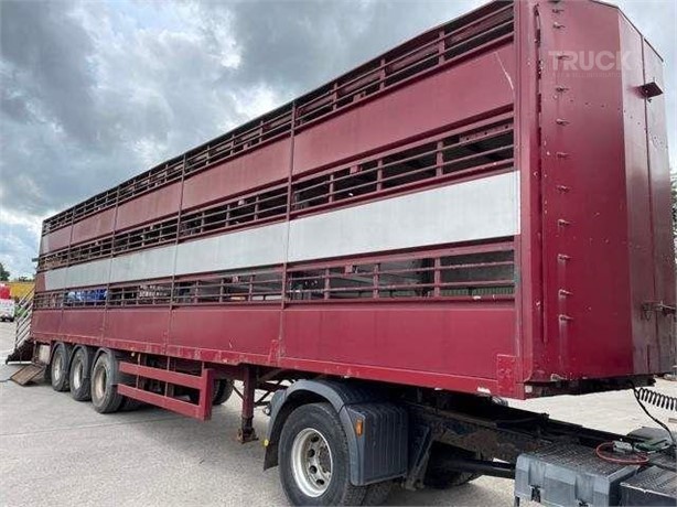 1995 PLOWMAN TRAILER Used Vieh- / Tiertransporter Auflieger zum verkauf