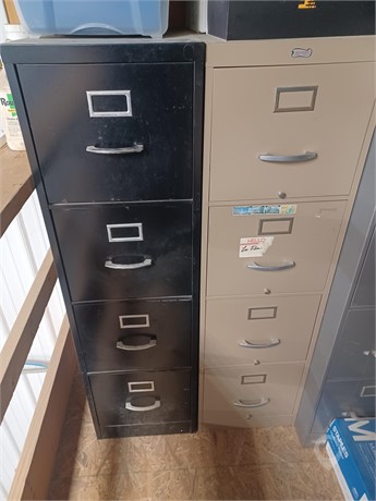 DECKERS 4 DRAWER FILING CABINETS Used Desks / Home Office Furniture auction results