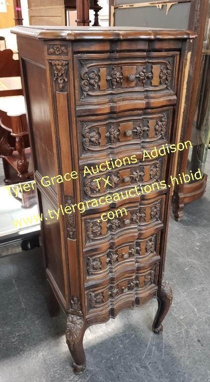 Vintage French Provincial Lingerie Chest Hibid Auctions Texas