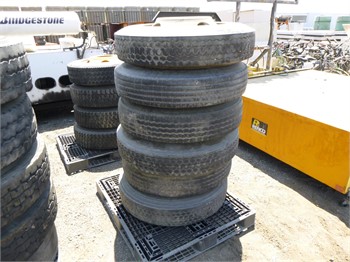 GOODYEAR 9R22.5 TIRES & RIMS Used Tyres Truck / Trailer Components auction results