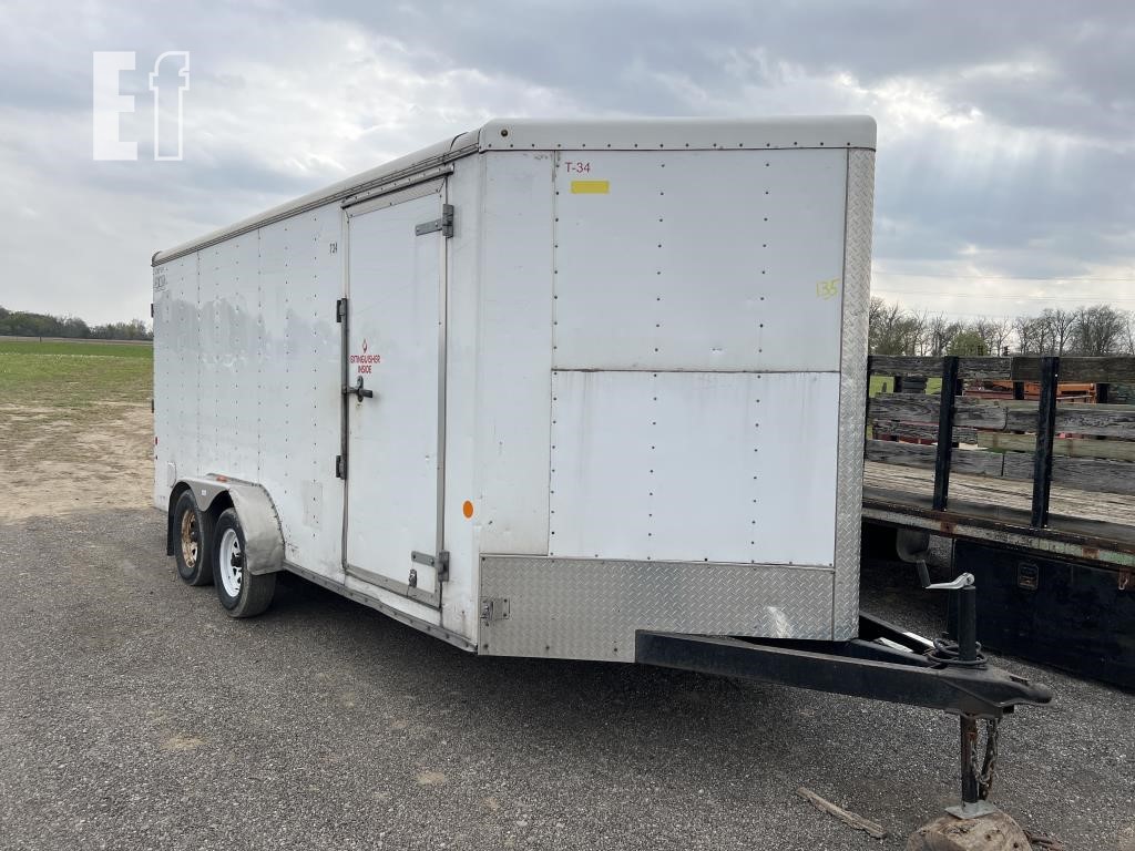 2012 CAR MATE TRAILERS 7X16 CARGO TRAILER | Online Auctions ...