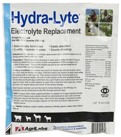 AGRI-LABS HYDRA LYTE ELECTROLYTE 5.7 OZ New Other for sale