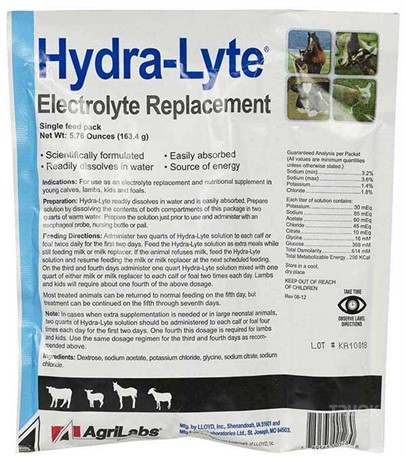 AGRI-LABS HYDRA LYTE ELECTROLYTE 5.7 OZ New Andere zum verkauf