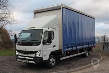 2023 MITSUBISHI FUSO CANTER 7C18 Used Curtain Side Trucks for sale