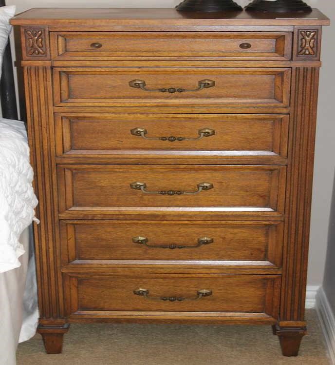 Tall Narrow Dresser With Six Drawers Rusty By Design