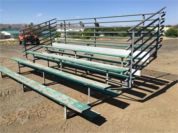 (1) UNIT OF BLEACHERS 16' X 9 1/2' X 7'. Used Other auction results