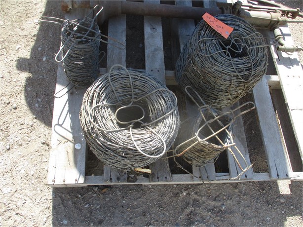 BARBED WIRE ASSORTED ROLLS OF NEW Used Fencing Building Supplies auction results