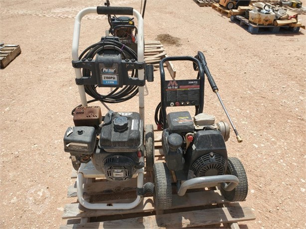 (2) PRESSURE WASHERS Used Lawn / Garden Personal Property / Household items auction results