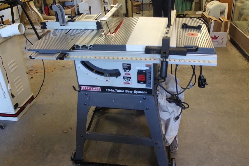 Craftsman 10 Inch Table Saw System Lincoln Crum Auctions