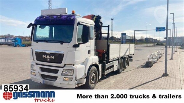 2009 MAN TGS 26.360 Used Dropside Flatbed Trucks for sale