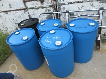 PLASTIC BARRELS 30 GALLON Used Storage Bins - Liquid/Dry upcoming auctions
