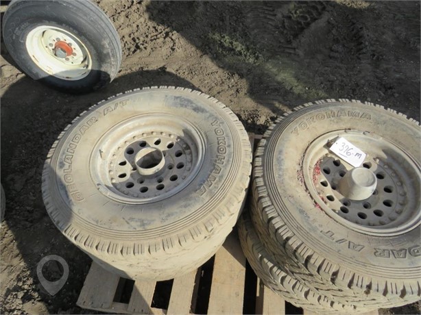 (4) 31X10.5 TRUCK TIRES ON RIMS Used Tyres Truck / Trailer Components auction results