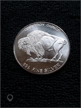 "BUFFALO" ONE TROY OZ .999 SILVER ROUND Used Silver Bullion Coins / Currency auction results