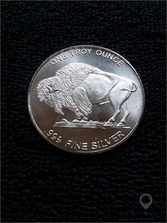 "BUFFALO" ONE TROY OZ .999 SILVER ROUND Used Silver Bullion Coins / Currency auction results