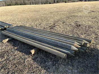 15 12' SHARPENED TREATED POSTS Used Other upcoming auctions