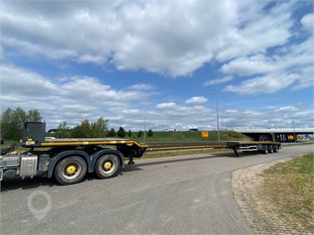 2009 BROSHUIS TRAILER 3 -TIME EXTENDABLE WINDMILL TRANSPORTER Used Standard Flatbed Trailers for sale