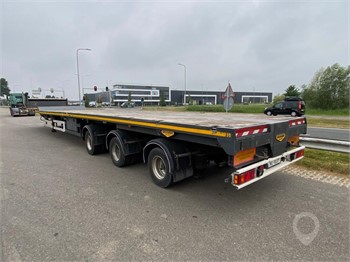 2009 BROSHUIS 5 AOU-68/3-15 TRAILER 3 X EXTENDABLE WINDMILL TRAN Used Standard Flatbed Trailers for sale