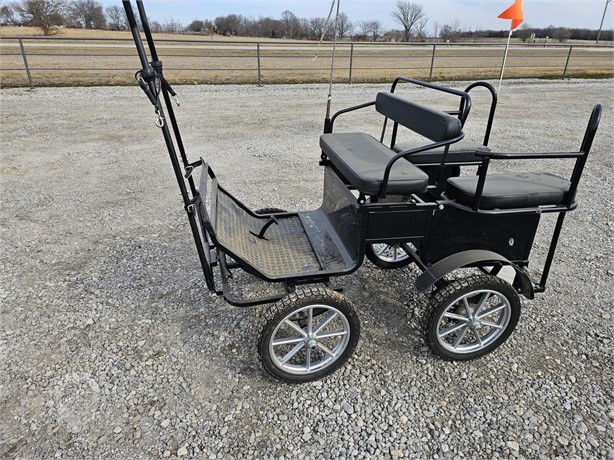 FRONTIER EQUESTRIAN 4 WHEEL PONY CART Used Horse Drawn Equipment auction results