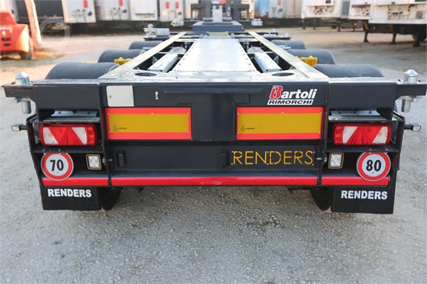 2020 RENDERS SEMIRIMORCHIO, PORTACONTAINERS, 3 ASSI Used Skeletal Trailers for sale