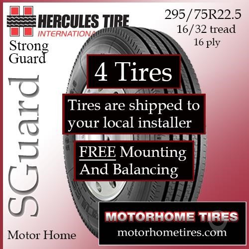 HERCULES 295/75R22.5 New Tyres Truck / Trailer Components for sale
