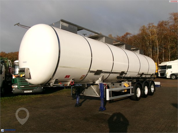 2008 PARCISA CHEMICAL TANK INOX L4BH 34.3 M3 / 4 COMP / ADR 17/ Used Chemical Tanker Trailers for sale