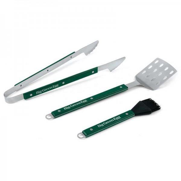 BIG GREEN EGG TOOL SET – STAINLESS STEEL WITH WOOD HANDLES, 3 PI New Kitchen / Housewares Personal Property / Household items for sale