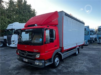 2012 MERCEDES-BENZ ATEGO 818 Used Curtain Side Trucks for sale