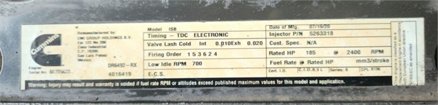 2006 CUMMINS ISB 5.9 Used Motor zum verkauf