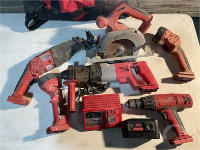 Black & Decker Firestorm Cordless Tools, Chainsaw, Circular Saw and Drill -  Roller Auctions