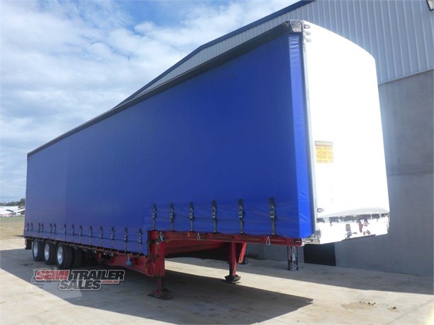 1997 FREIGHTER SEMI 45FT DROP DECK CURTAINSIDER Used Curtain Side / Roll Tarp Trailers for hire