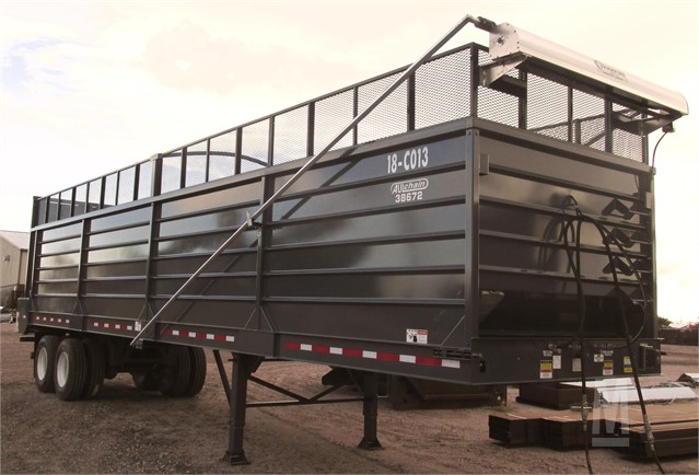 2018 Aulick Ind Chain Floor Trailer For Sale In Kress Texas