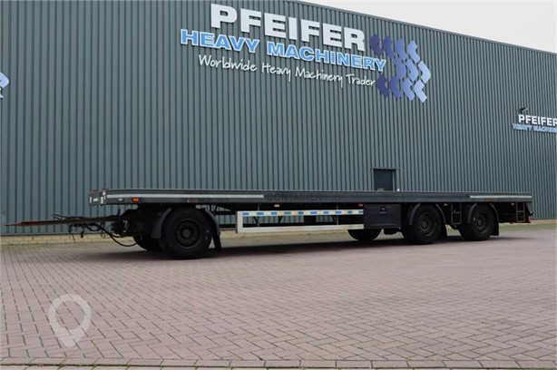 2007 GS MEPPEL AV-2700 P 3 AXEL CONTAINER TRAILER Used Standard Flatbed Trailers for sale